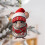 Akryl julemus anheng 2D 3,15 tommer 1