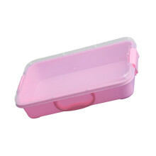 Leakproof stackable sand trays with secure lid 4-pack