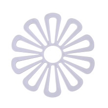 Sets de table, dessous de verre en forme de fleur, dessous d'assiette, sous-main isolant en silicone, set de table antidérapant pour la cuisine ou