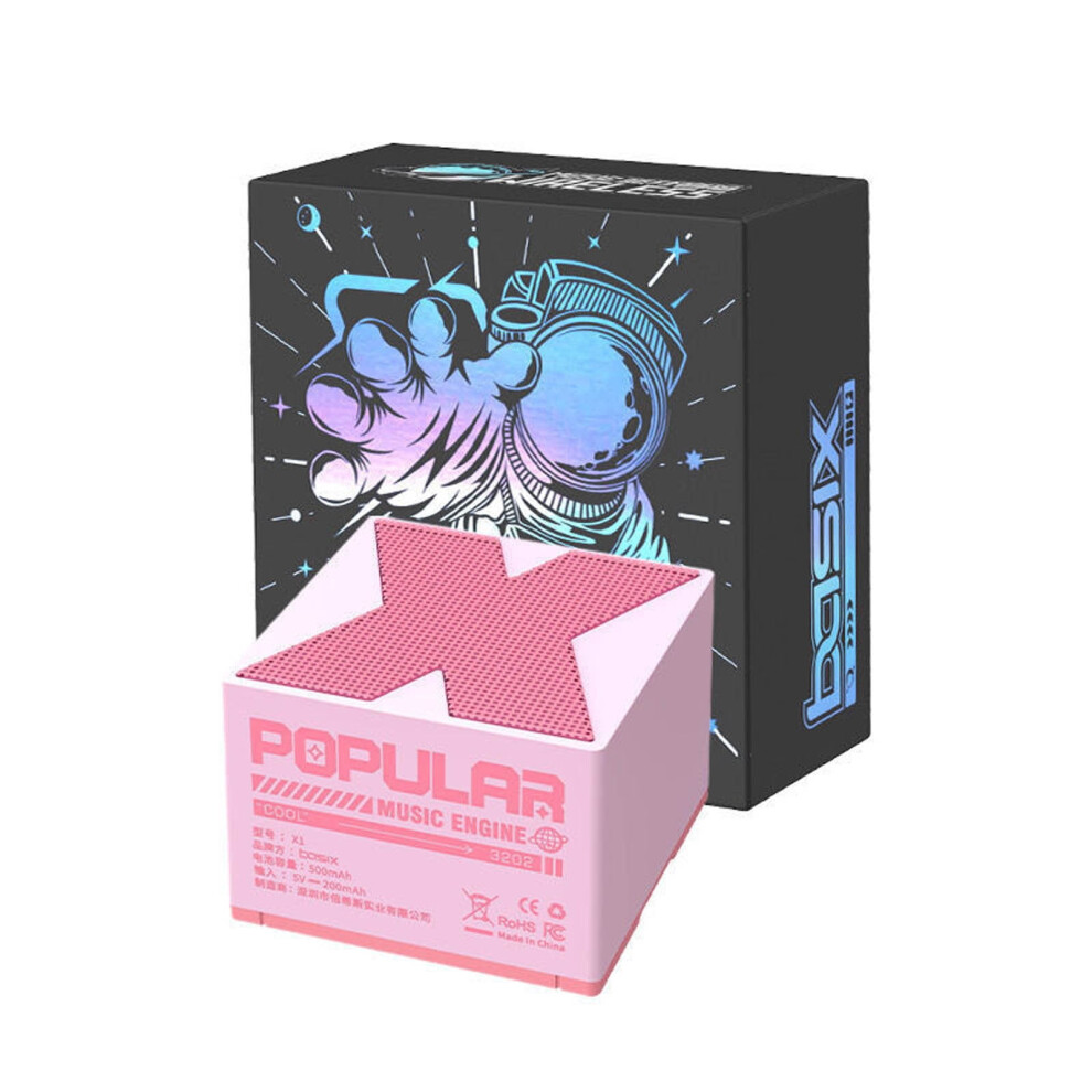 Waterproof Bluetooth Speaker Â Portable Mini Shower/Travel Speaker With Subwoofer, Enhanced Bass & Mic Â Compatible With All Bluetooth Pink 9425574097613