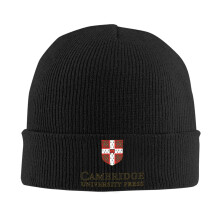 Bonnet Cambridge University pour hommes et femmes, chaud et confortable, en maille épaisse.