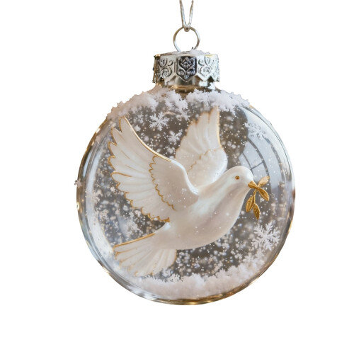 Rustikk julepyntsett i gårdshus med reinsdyrmotiv, 1 stk.