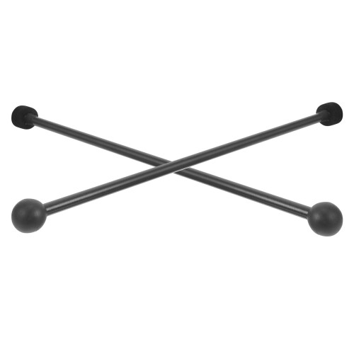 Maillets de marimba en feutre noir et caoutchouc (lot de 2)