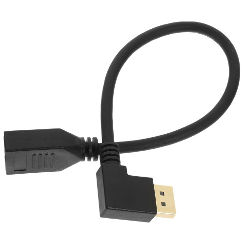 DisplayPort forlængerkabel han-hun sort 2m