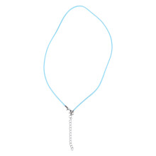 Dia 1.5mm Leather Cord Necklace With Clasp Adjustable Braided Rope for Jewelry Making Necklace Supplies