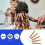 5pcs Wooden Handle Crochet Hooks for Dreadlocks Braiding Craft Tools Set 4