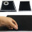 Computer Chassis Fan Dust Filter Mesh Sponge Computer PC Case Fan Dust Proof Filter Cover Sponge Grills Black 2