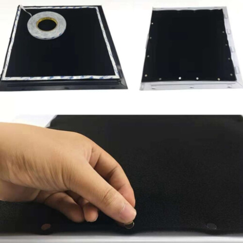 Computer Chassis Fan Dust Filter Mesh Sponge Computer PC Case Fan Dust Proof Filter Cover Sponge Grills Black 1
