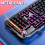 Computer Wired Keyboard, Universal USB Plug-in Illuminated Keyboard for Gaming, Typing, and Office Use, Suitable for Windows 6