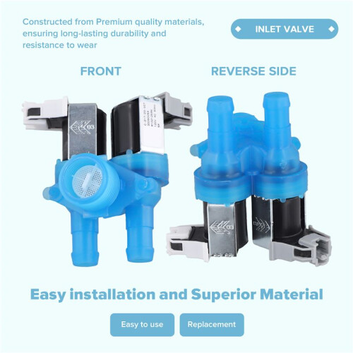 Washing Machine Water Inlet Valve W10212596 Replacement for 2