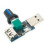 USB Fan Governor Wind Speed Controller Air Volume Regulator Cooling Mute Multi Function Fan Speed  Module  5V 3