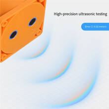Tuya Zigbee Ultrasonic Liquid Level Water Tank Monitor Sensor with Real- Alarms for IOS Android APP Control
