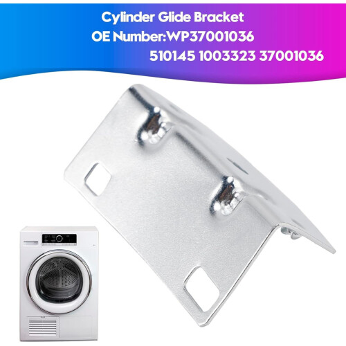 WP37001036 Dryer Drum Glide Bracket Cylinder Glide Bracket for  Dryer Replace 510145 1003323 37001036 2