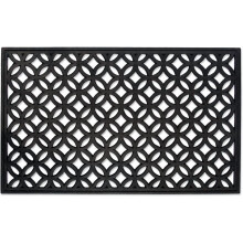 Rubber Doormat Lattice Pattern 18 x 30 in