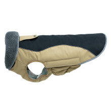Abrigo de invierno negro para perros grandes XL