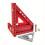 Règle triangulaire en aluminium avec repères d'angle, 12 cm 1