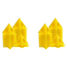 40Pcs Painter'S Pyramid Stands,Cabinet Paint Stands for Canvas Cabinet Door Risers,Pouring Paint Canvas Support Stands