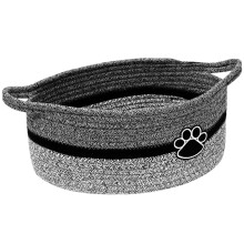 Pet Storage Basket Woven with Handles 1 Pack