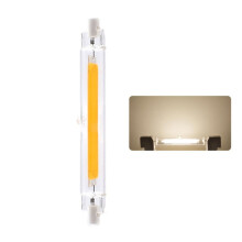 db-os R7S LED COB reflektor izzó, 5 W-os, szabályozható fényerejű, 78 mm-es és 118 mm-es