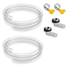 2er-Pack Ablaufschläuche für Klimaanlagen - 91 cm Tragbares, Auslaufsicheres AC-Ablaufschlauch-Set - Universeller Ersatz für das AC-Ablaufrohr