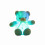 LED-verlichte teddybeerknuffel – Meerkleurig licht, 1 1