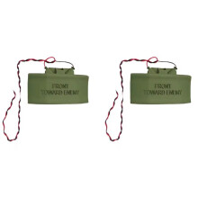 2X Ring Cam Claymore Mine Doorbell Fake Mine Props Replica Avoid Interruptions Doorbell Pranks Home Prankster Doorbell
