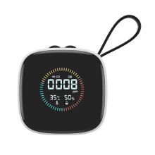 Draagbare Koolmonoxidetester, CO-Detector, Multifunctionele Luchtkwaliteitsdetector, Temperatuur-Vochtigheidstester