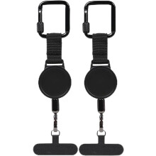 Cabo de segurança retrátil tático antifurto para celular.