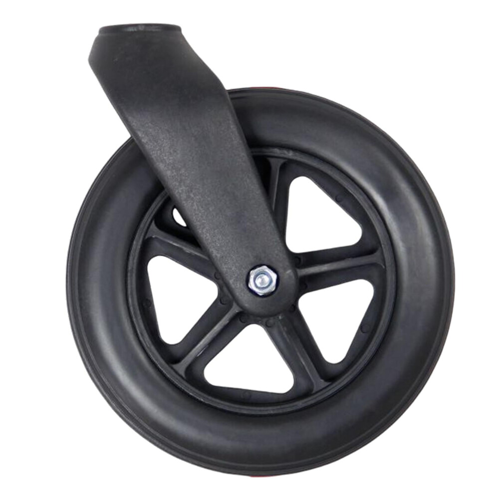 Front Fork Kit Replacement Feet Accessories for Wheelchairs Walkers Front Castor 8Inch Wheel Kit