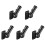 5X Flag Pole Holder Bracket Adjustable Flagpole Rod Hitch Bracket Multi-Position Flag Pole Mounting Bracket,Black 1