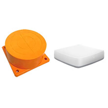 Tuya Zigbee Ultrasonic Liquid Level Water Tank Monitor Sensor with Real- Alarms for IOS Android APP Control