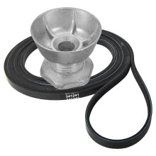 341241 Dryer Belt & 8066184 Motor Pulley for , Dryers-Replace Part Number: PS11744884, W10290525