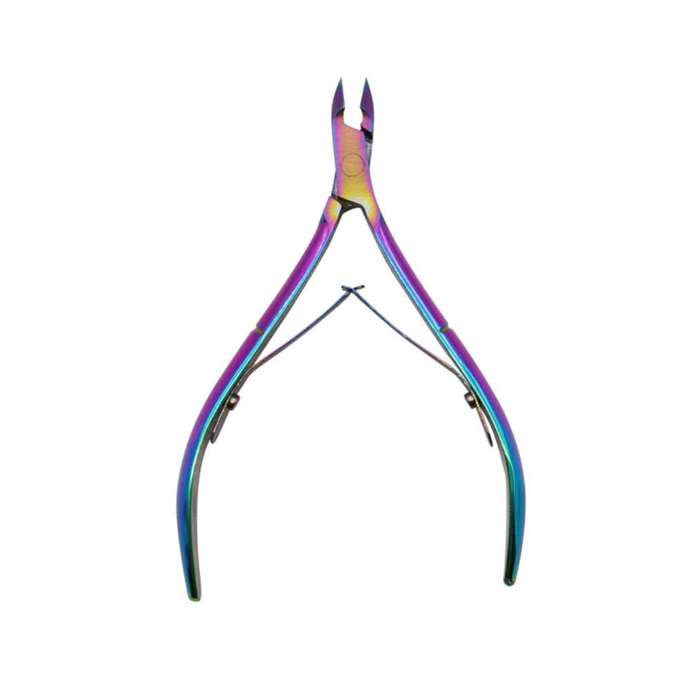 Golden/Silver Cuticle Scissors Stainless Steel Manicure Pedicure Tools Dead Skin Scissor Nipper /Rainbow