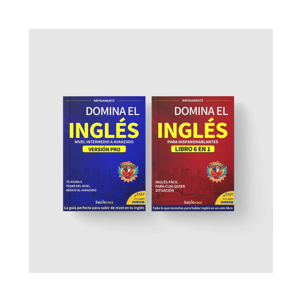 Master English Combo: Book 1 (Pronunciation & Basics) + Book 2 (Advanced Grammar & Pro Conversations) | Qr Audio, Translations, Exercises | 9425574103109