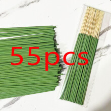 Natural Lemongrass Thread Fragrance, 8.67", 55 sticks, mosquito repellent for outdoor/garden/camping — compatible with natural scent diffusers