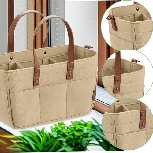 Foldable Portable Diaper Caddy Multi-Compartment Organizer with Removable Inserts for Changing Travel 33x18x18cm
