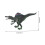 Dinosaurs Figure Model Realistic Fine Workmanship Brown Plastic 1Pc 3