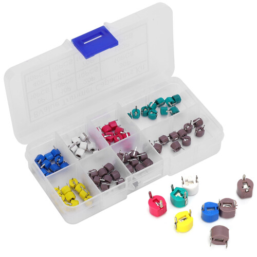 80Pcs Adjustable Electronic Capacitors – Reliable, Durable, for Home & Factory Use 1
