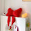 Cuscino decorativo con fiocco verde, 70x40 cm 3