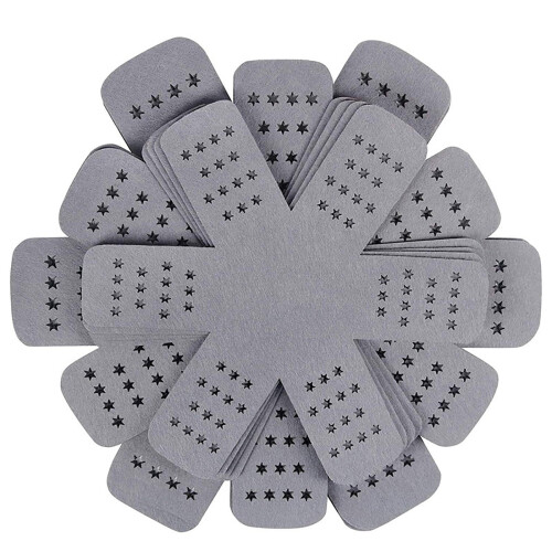 Non-Scratch Pan Protector Set (12-Pc, 4 Sizes) – Gray Dividers for Stacking Cookware, Durable, Space-Saving, Damage Prevention 1