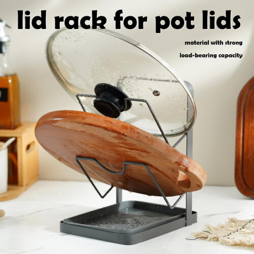 Stainless Steel Pot Lid Holder Double Layer 1 Piece 1
