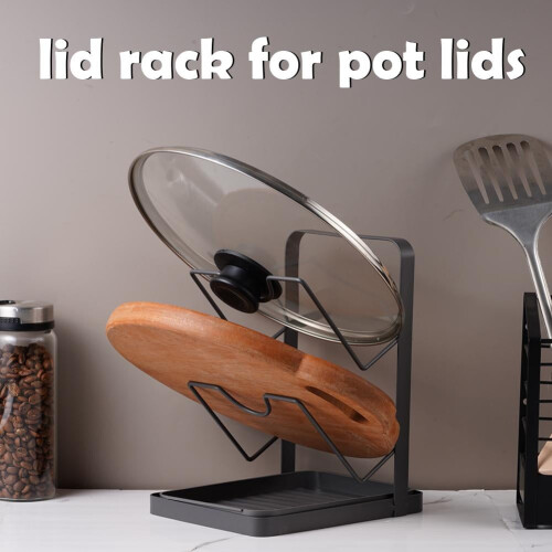 Stainless Steel Pot Lid Holder Double Layer 1 Piece 2