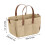 Foldable diaper caddy with removable inserts 33x18x18cm 3