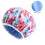 Badehatt for kvinner, polyester, dobbeltlags, justerbar 4
