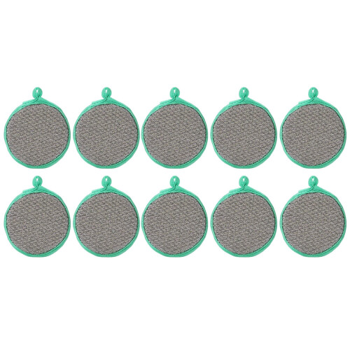 Dobbeltsidig oppvasksvamp med stålskrubber, 3-pakning 1