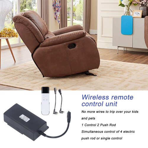 Wireless Recliner Controller 2.4G RF Remote for 2 Motor DC29V Electron 2