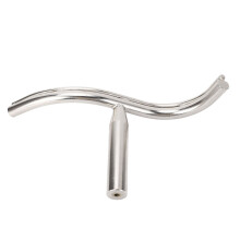Wear Resistant Lathe Tool Rest Hardened Steel Top Concave Design Stable Handling Comfortable Grip For Wood Turning Ultra Smooth Surface S Curve