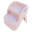 2 Stufen Kinder Tritthocker faltbar Lila Rosa 1