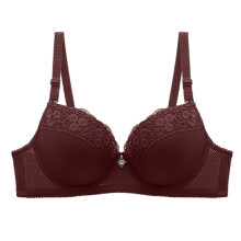 Plus Size Underwire Push-Up Bra, Breathable Mesh Panels for Support & Cleavage, Perfect for Full Bust & Special Outfits Coffee 42