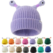 Cute Glowing Little Monster Knit Hat, Monster Tentacle Knit Hats, Cute Little Monster LED Knit Beanie